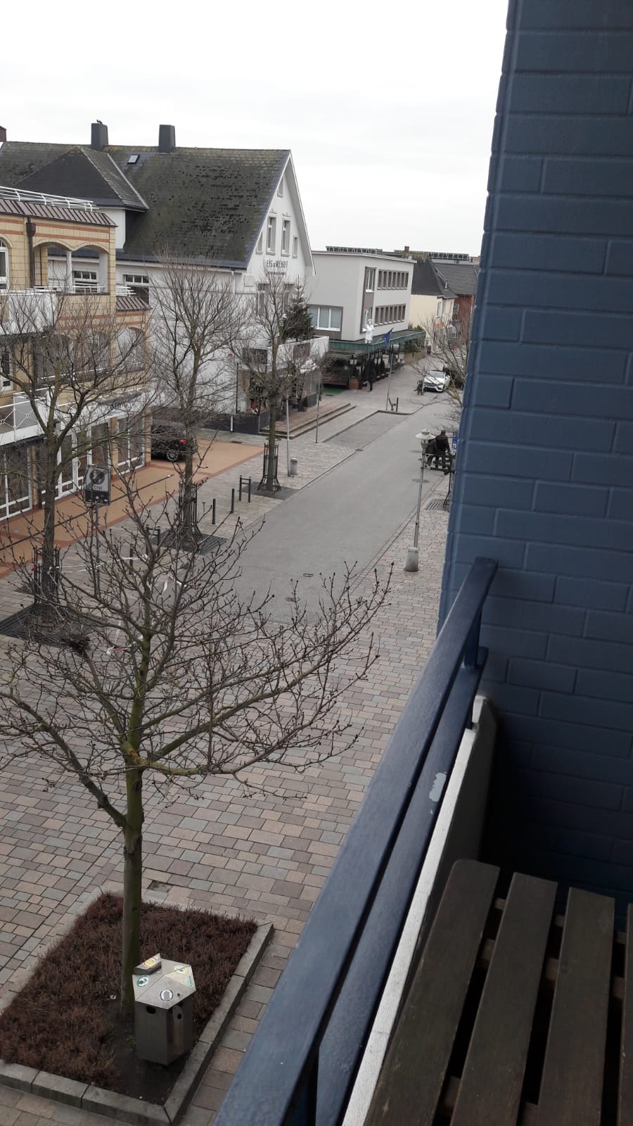 Blick vom Balkon