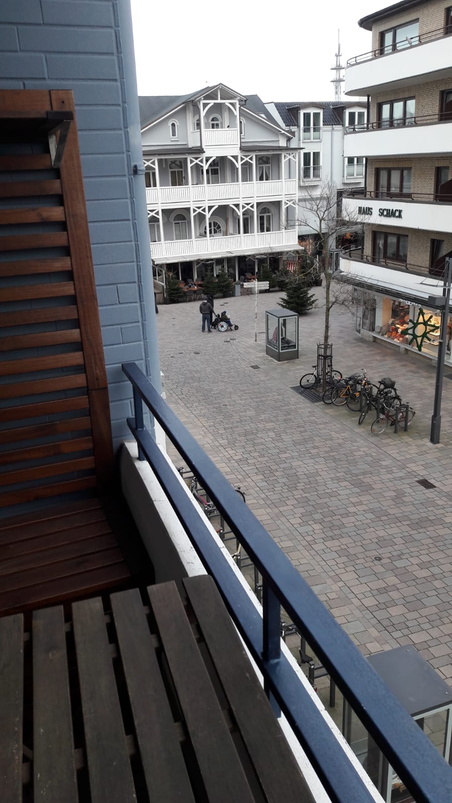 Blick vom Balkon